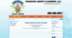 Desktop Screenshot of paradisecarpetcleaningaz.com